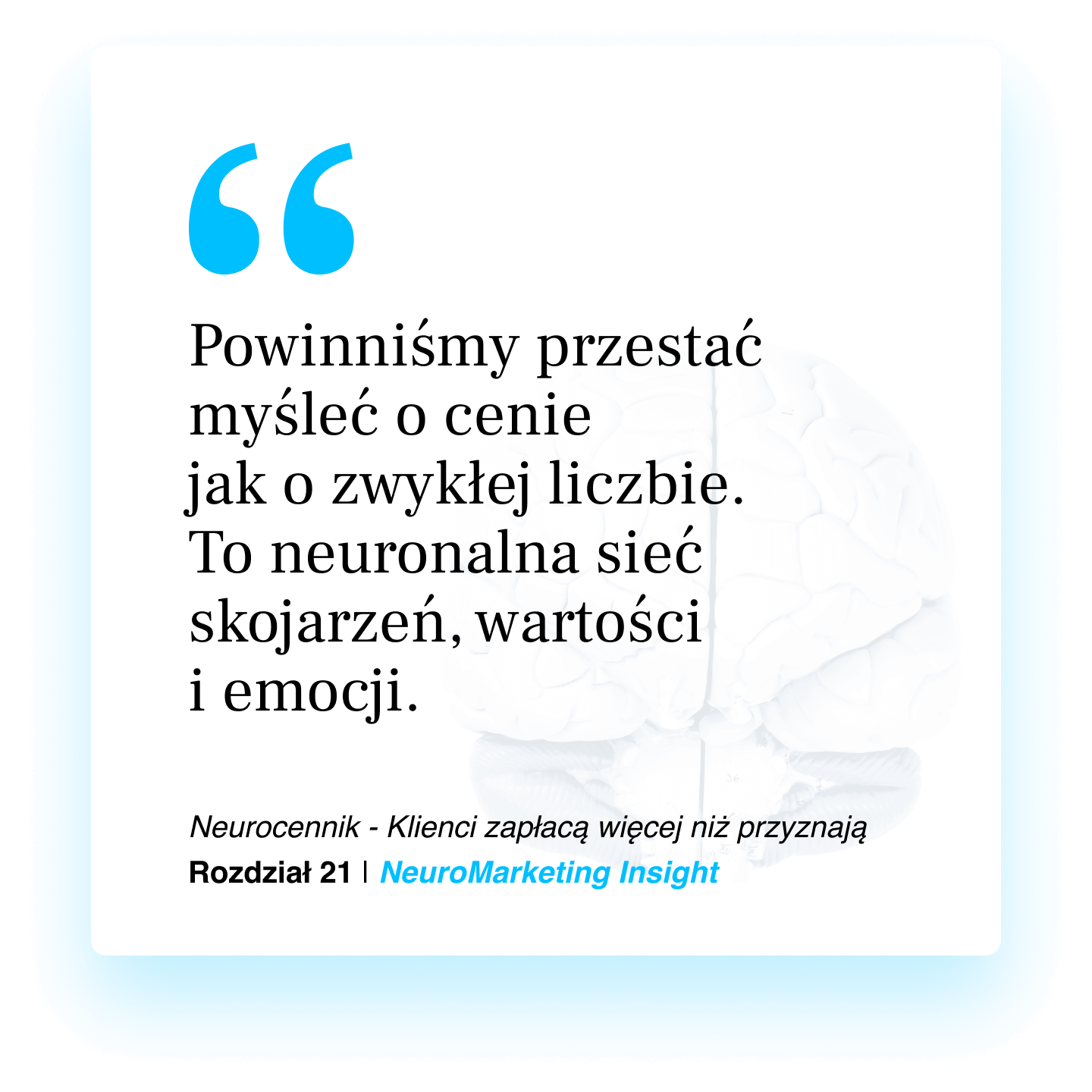 Powinniśmy przestać myśleć o cenie jak o zwykłej liczbie. To neuronalna sieć skojarzeń, wartości i emocji.